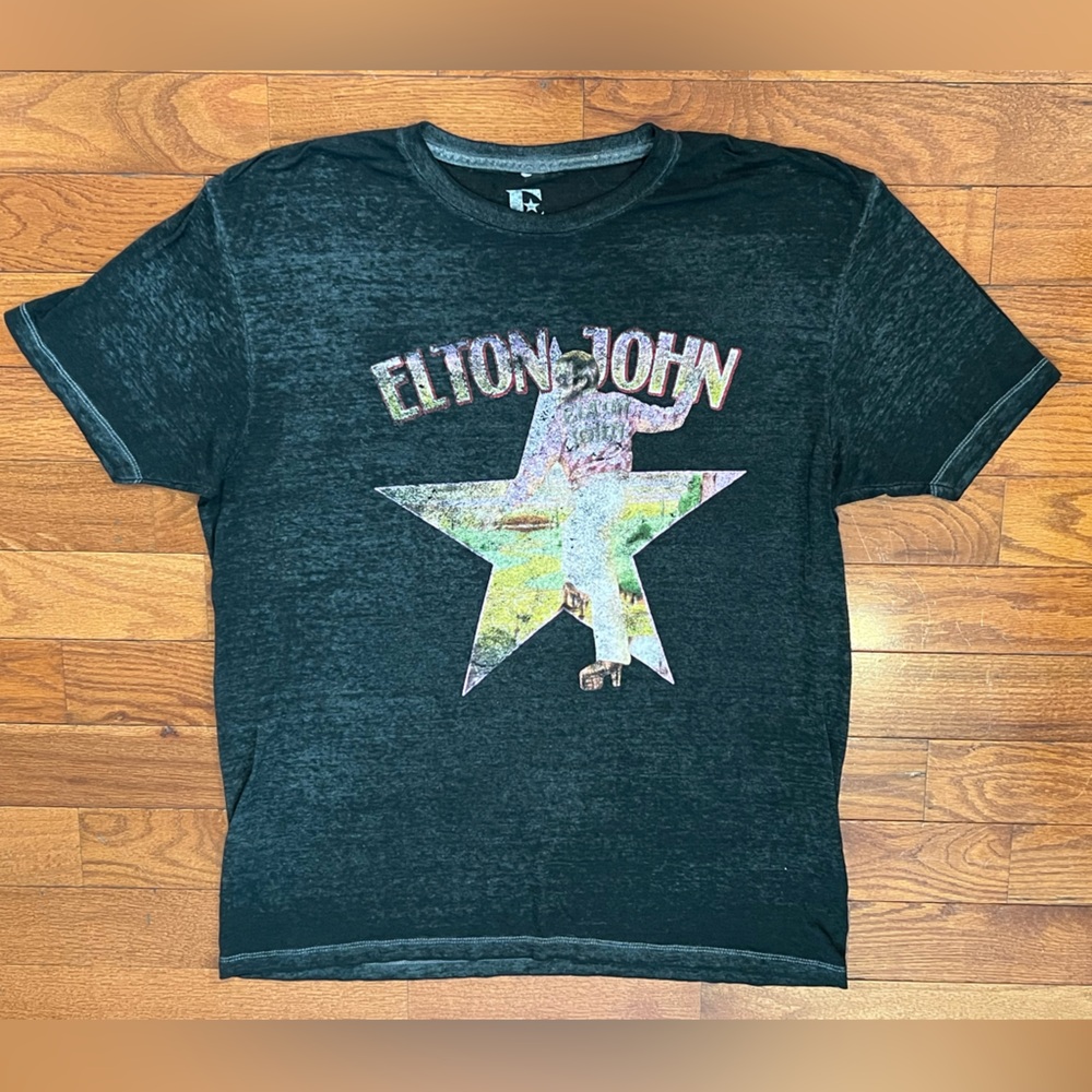 Elton John 2022 Farewell Yellow Brick Road Tour T-Shirt Men's XL